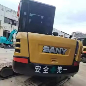 Baixo Peso de Operação 6 toneladas Excavadora usada SanySY60C PRO com motor V2607 no mínimo