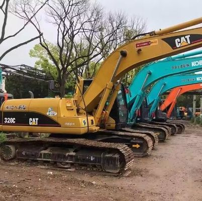 110KW 21115kg Peso operacional Japão 320C Excavadora Caterpillar Usada para B2B