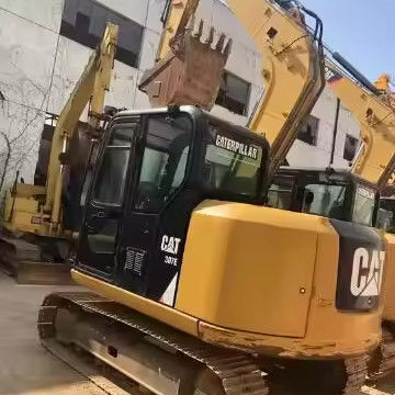 Excavadora usada Caterpillar 307E com máquinas de arrastar e peso da máquina de 6800 kg
