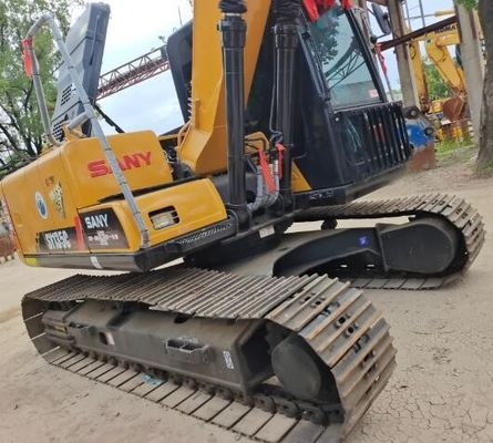 Sany SY135C Excavadora hidráulica de rolagem de segunda mão com peso operacional de 13,5 TONAS