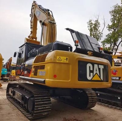 Excavadora usada Caterpillar 336D com peso operacional de 35500 kg e 1200 horas de trabalho