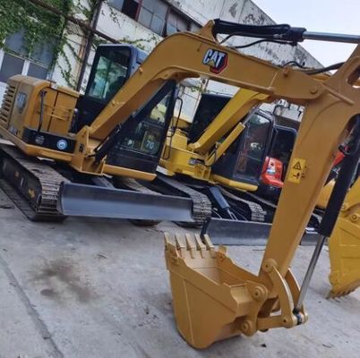 6000KGS peso operacional usado Caterpillar 306E escavadeira com trilhos sapatos e bom