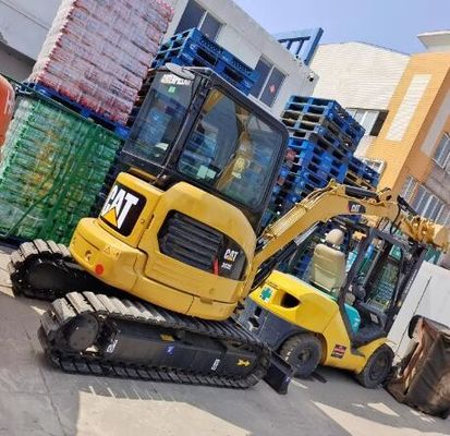 Excavadora mini CAT 303E usada 3,5 toneladas com acessórios