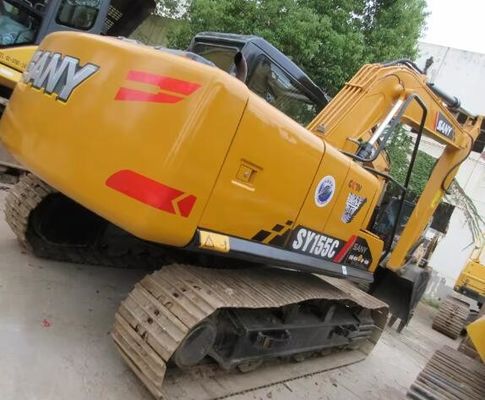 Excelente estado de mão usada SANY SY155H escavadeira com desempenho de trabalho suave