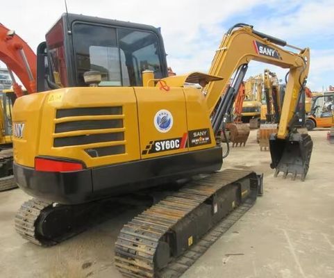 SANYsySY60C pro escavadeira Bom baixo consumo de óleo e alta eficiência de trabalho no mínimo