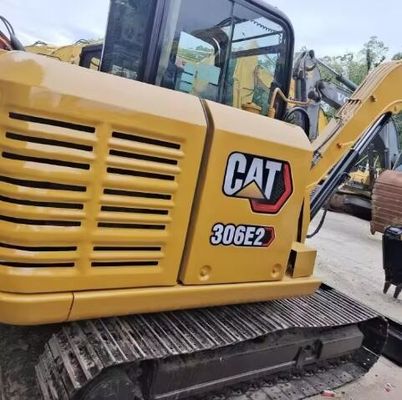 Excavadora usada Caterpillar 307E com bomba hidráulica original e máquinas de arrastar