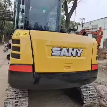 Usado SanySY60C Excavadora de rastreador hidráulico Excavadora de segunda mão 5780 KG Peso da máquina