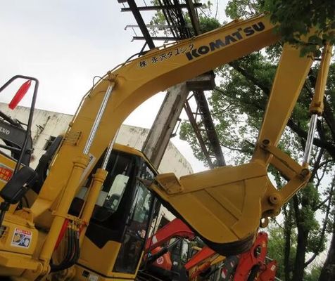 Excavadora de rastreamento KOMATSU PC110 usada com motor SAA4D95LE-3 e excelente desempenho
