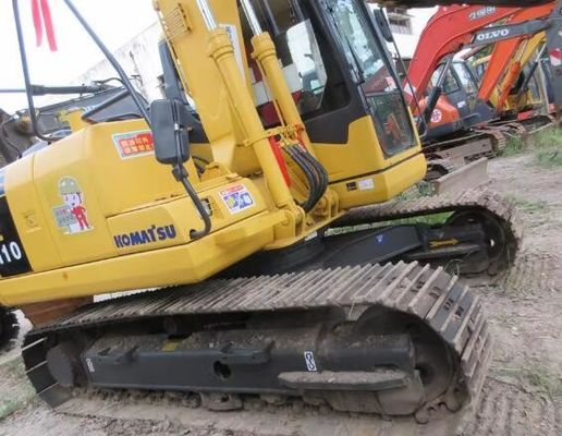 Excavadora de segunda mão Komatsu PC110 Crawler com capacidade de balde de 0,48CBM a preços acessíveis