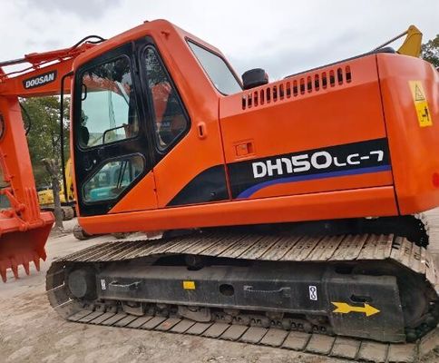 Excavadora Doosan DH150LC-7 USADO Bom estado cilindro hidráulico original a preços acessíveis