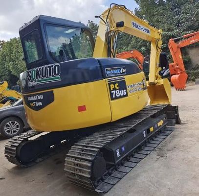 Excavadora usada Komatsu PC78US com válvula hidráulica original em boas condições
