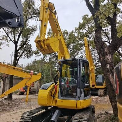 Excavadora usada Komatsu PC78US com cilindro hidráulico original em boas condições