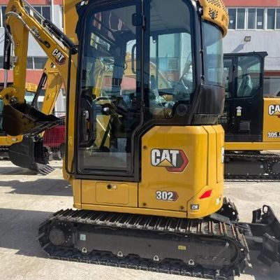 2023 Ano Excavadora original CAT 302cr de 2 toneladas Excavadora hidráulica de retroescavadeira Mini