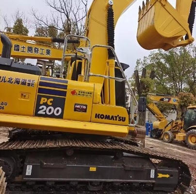 2022 Excavadora original Komatsu PC200 com cilindro hidráulico original do Japão