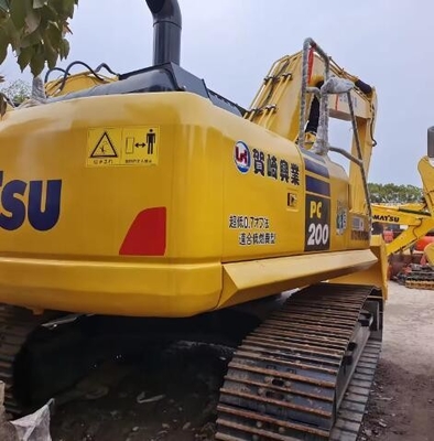 Excavadora usada Komatsu PC200-8 em Xangai Japão feito ano 2022 original bomba hidráulica
