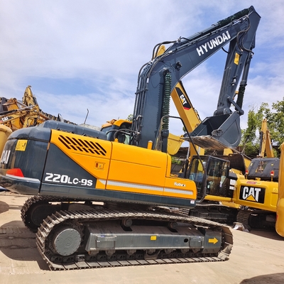 Excavadora usada Hyundai 220 22 toneladas Máquinas pesadas de construção em boas condições