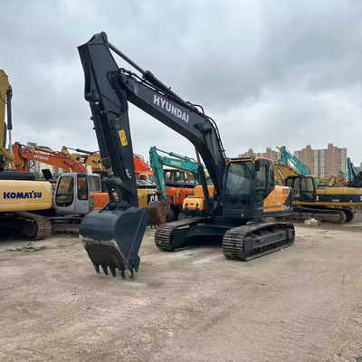 Hyundai 225 Medium Digger Used Crawler Excavator para oficinas de reparação de máquinas 22000 kg