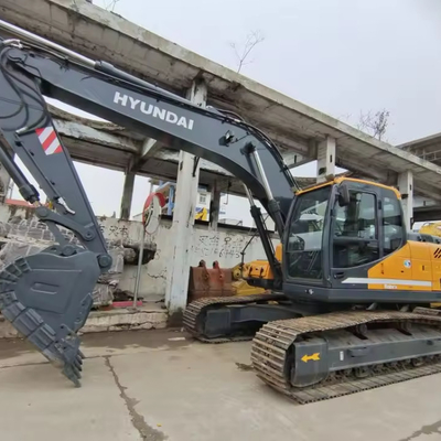 22 toneladas Hyundai 225 escavadeira profundidade máxima de escavação 6810MM para lojas de materiais de construção