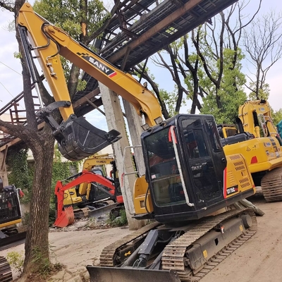 Excavadora Sany SY75C de segunda mão de 7 toneladas em boas condições para construção civil