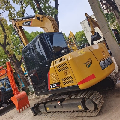 7.5 toneladas Sany mini escavadeira SY75 SY60 SY55 SY35 SY95 Utilizada na construção civil