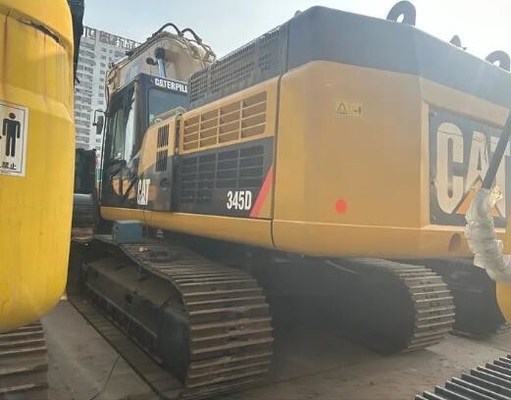 CAT 345D Excavadora Usada 45 toneladas Grande Excavadora Hidráulica com Motor C13 em bom estado