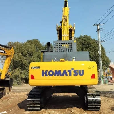 Excavadora usada Komatsu PC220 acessível com motor original em boas condições