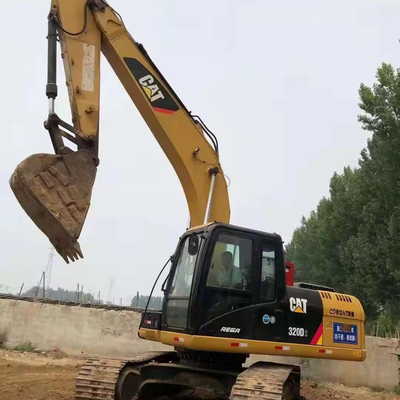 Excavadora Cat 320D usada Máquinas de construção de 20 toneladas com peso de máquina de 20930 kg