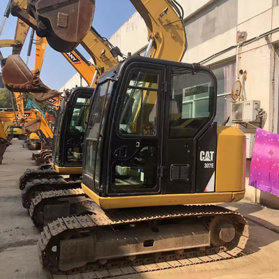 Excavadora de segunda mão CAT 307D com cilindro hidráulico original em boas condições