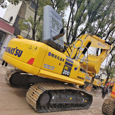 Excavadoras usadas Komatsu PC200-8 Original Japão do Japão com 20000 KG de peso da máquina