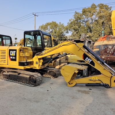 Excavadora hidráulica Cat305.5e fabricada no Japão com profundidade máxima de escavação de 6810 mm