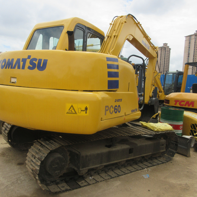 Japão Original Komatsu PC60-7 PC55MR Mini Excavator 20 toneladas com 0,37CBM Capacidade de Balde