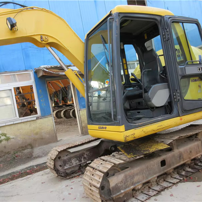 Característica de poupança de óleo KOMATSU PC70-8 Excavadora de segunda mão com bomba hidráulica original
