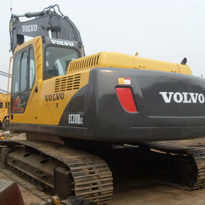 Excavadora hidráulica Volvo EC210 com motor Cummins B5.9-C de capacidade de 1.25 baldes