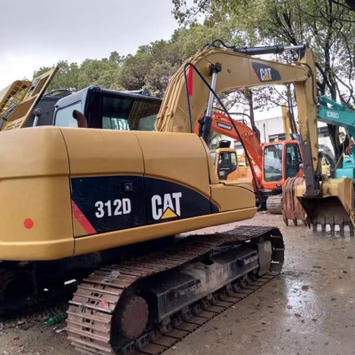 Excavadora de 12 toneladas CAT312D Digger Excavadora hidráulica com motor C4.2 e 1200 horas de trabalho